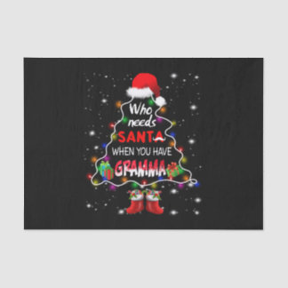 Wer braucht Santa, wenn man Grammatik hat Seidenpapier