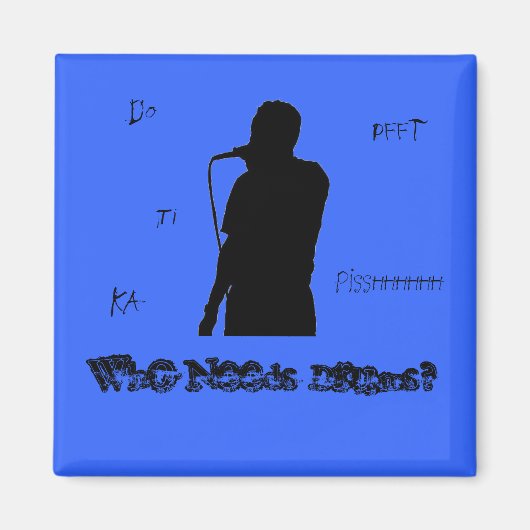 Wer braucht Trommelmagnet? Magnet (Vorne)