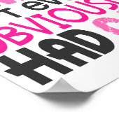 Wer Brustkrebs gesagt hat Poster (Ecke)