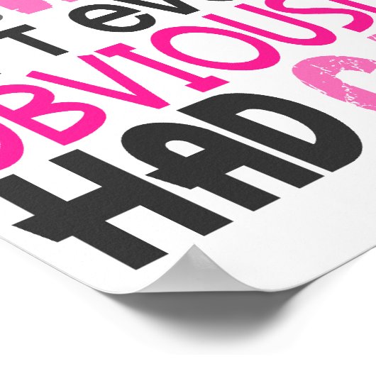 Wer Brustkrebs gesagt hat Poster (Ecke)