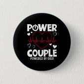 Wer Couple Christian Couples Matching Valentines D Button (Vorderseite)