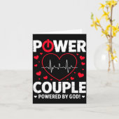 Wer Couple Christian Couples Matching Valentines D Karte (Gelbe Blume)