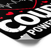 Wer Couple Christian Couples Matching Valentines D Poster (Ecke)