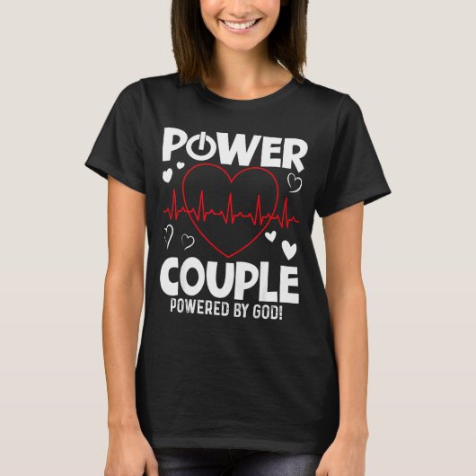 Wer Couple Christian Couples Matching Valentines D T-Shirt (Vorderseite)