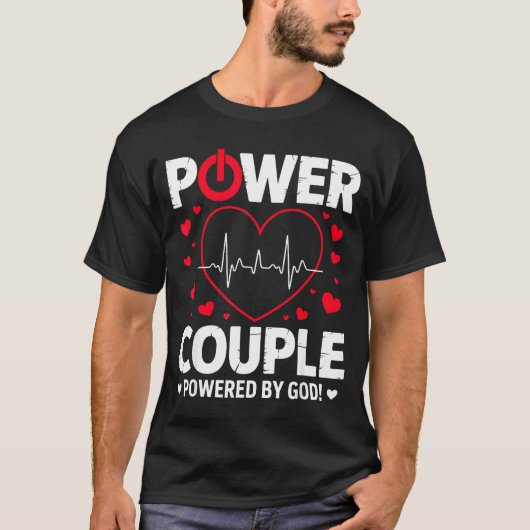 Wer Couple Christian Couples Matching Valentines D T-Shirt (Vorderseite)