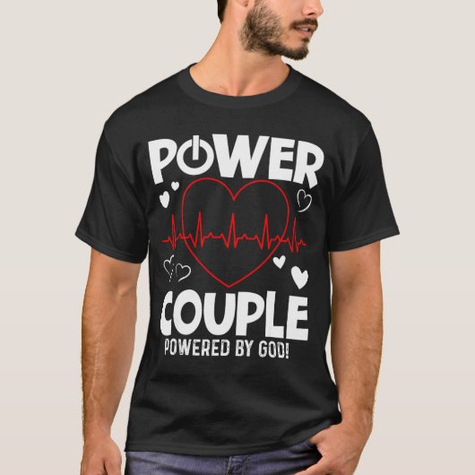 Wer Couple Christian Couples Matching Valentines T-Shirt (Vorderseite)