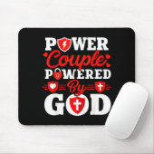 Wer Couple Wered By God Christian Couples Matching Mousepad (Mit Mouse)