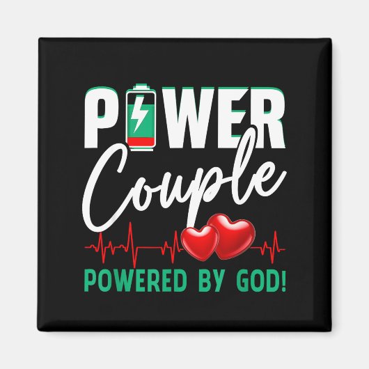 Wer Couple Wered-by God Christian Couples Valentin Magnet (Vorne)