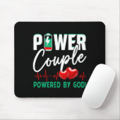 Wer Couple Wered-by God Christian Couples Valentin Mousepad (Mit Mouse)