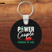 Wer Couple Wered-by God Christian Couples Valentin Schlüsselanhänger (Vorderseite)