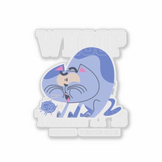 Wer da ist es? aufkleber (Vorderseite)