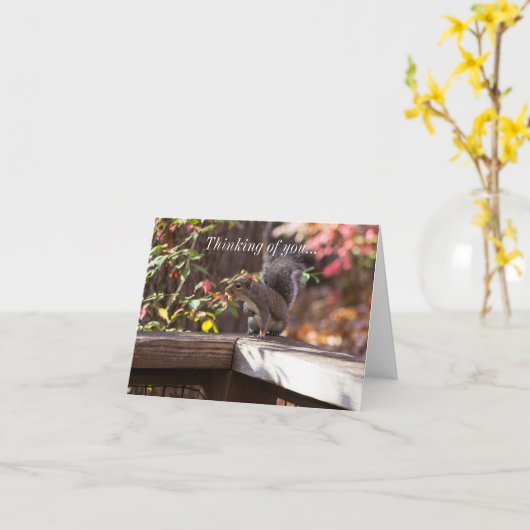 Wer da ist und an Ihre Karte denkt (Gelbe Blume)