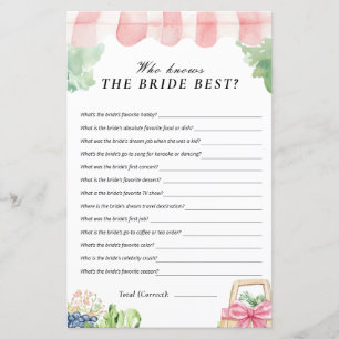 Wer das Bride Best Fresh Off Market Bridal Game ke