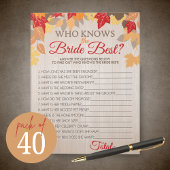 Wer das Bride Best Party Game Pack kennt Notizblock