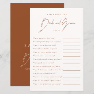 Wer das Bride&Groom Best Brautparty Game kennt