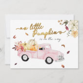 Wer das Daddy Best Fall Baby Shower Game kennt Einladung (Rückseite)