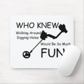 Wer das Gehen kannte, würden grabende Löcher so Mousepad (Mit Mouse)