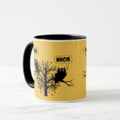 Wer das Grammatik-Spaß-Eulen Tasse (Vorderseite Links)