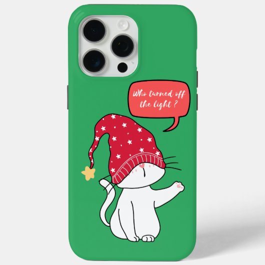 Wer das Licht ausgeschaltet hat Case-Mate iPhone Hülle (Rückseite)