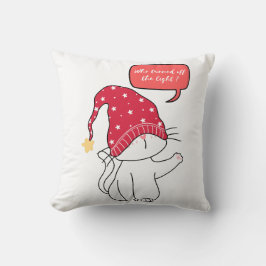 Wer das Licht ausgeschaltet hat Kissen