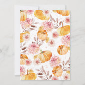 Wer das Mommy Best Fall Baby Shower Game kennt Einladung (Rückseite)