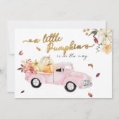 Wer das Mommy Best Fall Baby Shower Game kennt Einladung (Rückseite)