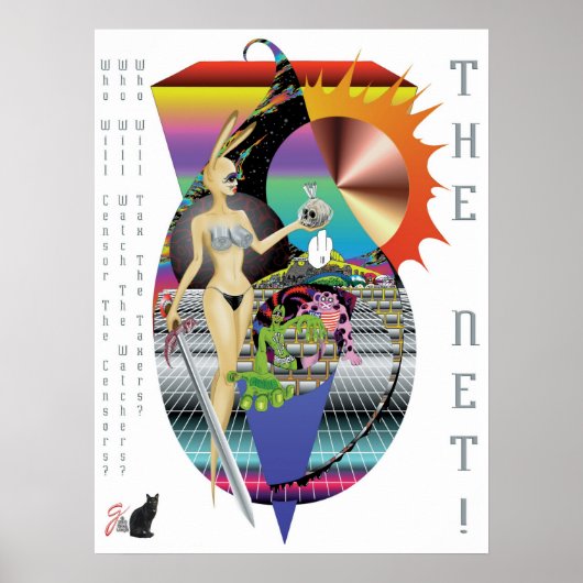 Wer? Das Netz! Poster (Vorne)