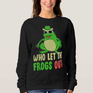 Wer den Froschfrosch aus dem Niedlichen Frosch Gel Sweatshirt
