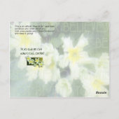 Wer den Namen anruft Postkarte (Rückseite)