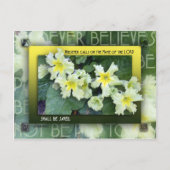 Wer den Namen anruft Postkarte (Vorderseite)