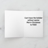 "WER DEN PFERD SAGT", NUR WEIHNACHTEN AN "DICH" (Innenseite)