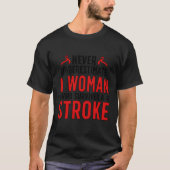 Wer den Stroke Survivor überlebt hat, Stroke Aware T-Shirt (Vorderseite)