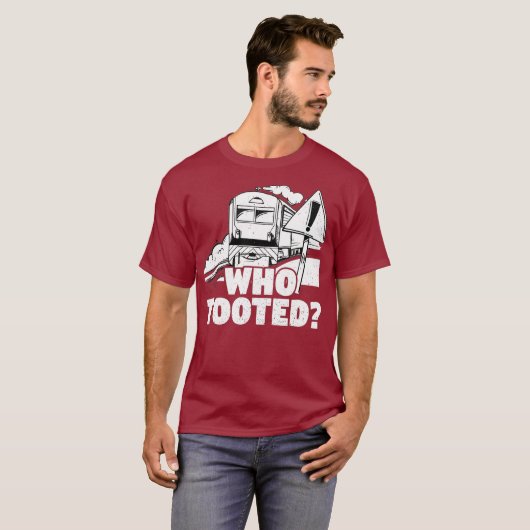 Wer den Zugführer getobt hat T-Shirt (Vorne ganz)