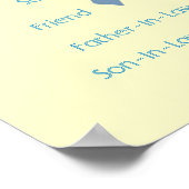 Wer denkst du an Blue Ribbon? Poster (Ecke)