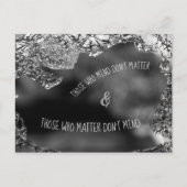 Wer denkt postkarte (Vorderseite)