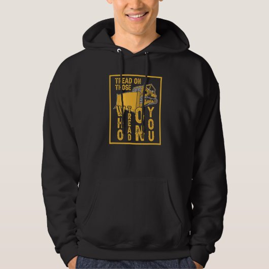 Wer dich betritt hoodie (Vorderseite)