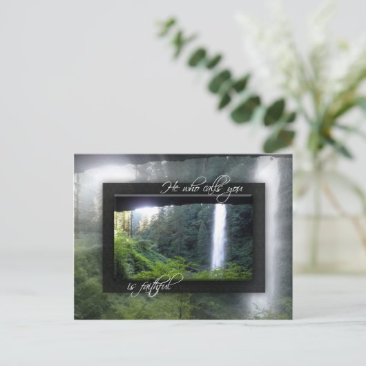 Wer dich nennt postkarte (Stehend Vorderseite)