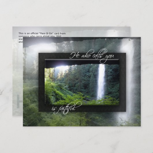 Wer dich nennt postkarte (Vorne/Hinten)