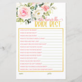 Wer die beste Braut kennt - Rosa, Flora und Gold (Vorderseite)