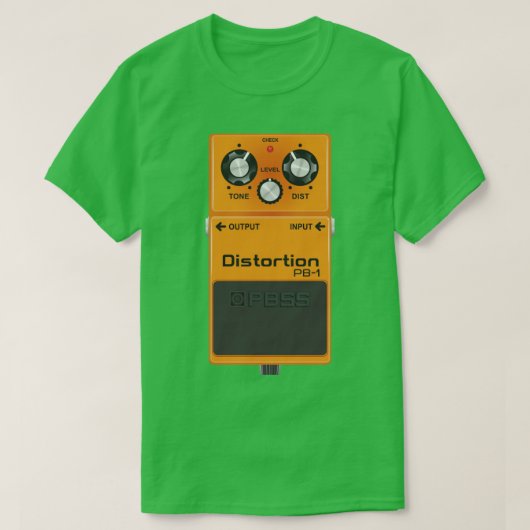 Wer die Boss-Verzerrung hat T-Shirt (Design vorne)