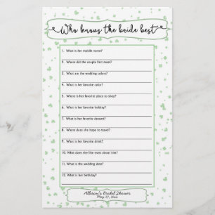 Wer die Braut am besten kennt, sagte er 3991 Flyer