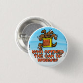 Wer die Dose von Würmern öffnete Button (Vorne & Hinten)