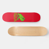 WER DIE FROGS AUS lustigem Froschpuff LIESS Skateboard (Horizontal)