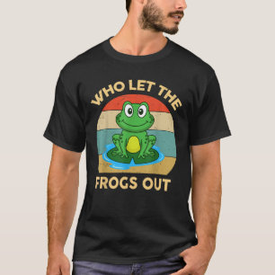 Wer die Frösche aus dem Niedlichen Froschfänger Ge T-Shirt