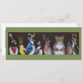 Wer die ganze flache Karte der Partyimbisse aß (Vorne/Hinten)