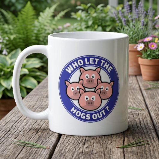 Wer die Hähne Gelassen hat Tasse