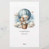 Wer die Mama Best Baby Shower Game Card kennt Briefpapier (Rückseite)