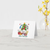 Wer die Weihnachtselfen gebärdet hat Karte (Gelbe Blume)