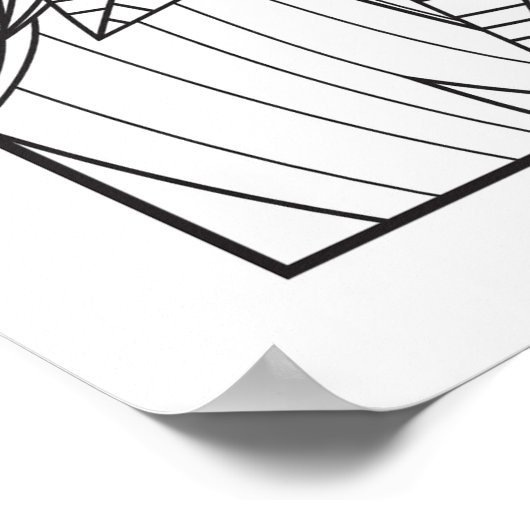 Wer die Welt führt Mädchen Farbe es selbst. Poster (Ecke)