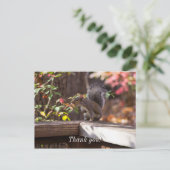 Wer dort ist, danke postkarte (Stehend Vorderseite)